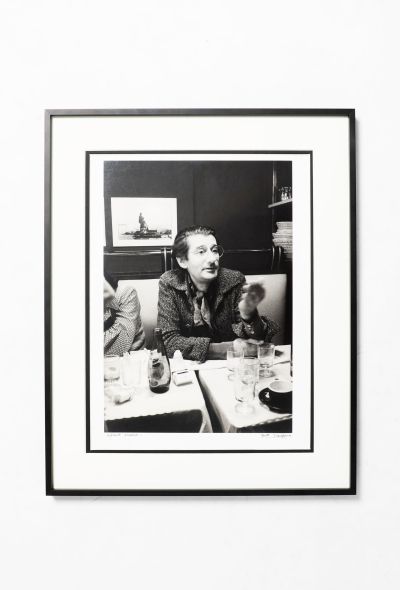 Vintage Objects & Decor RARE Helmut Newton 'Au Café' Silver Print by Yvette Troispoux - 1 Vintage Objects & Decor RARE Helmut Newton 'Au Café' Silver Print by Yvette Troispoux - 1
