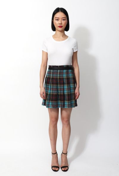 Junya Watanabe F/W 2016 Plaid Pleated Skirt - 1 Junya Watanabe F/W 2016 Plaid Pleated Skirt - 1