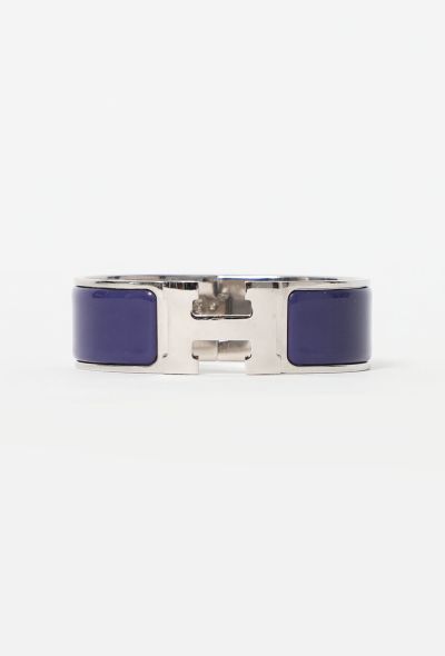 Hermès Clic Clac 'H' Bracelet Purple - 1 Hermès Clic Clac 'H' Bracelet Purple - 1