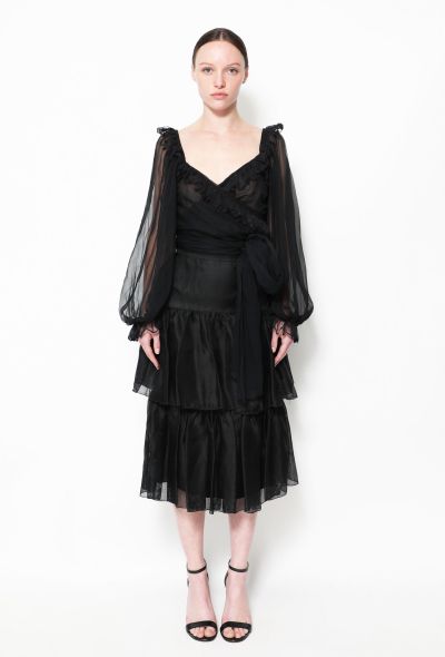 Dior 70s Silk Bolero & Skirt Ensemble - 1 Dior 70s Silk Bolero & Skirt Ensemble - 1