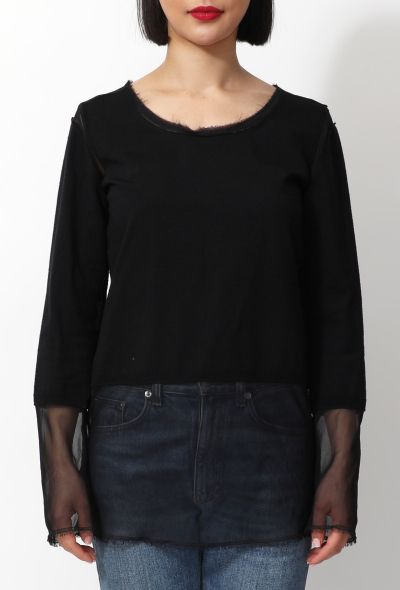 Comme des Garçons Sheer Knit Sweater - 1 Comme des Garçons Sheer Knit Sweater - 1