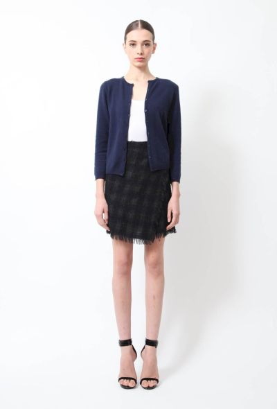 Chanel Wool Plaid Wrap Skirt - 1 Chanel Wool Plaid Wrap Skirt - 1