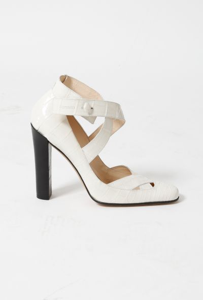 Gucci F/W 2001 Crocodile Heels - 1 Gucci F/W 2001 Crocodile Heels - 1