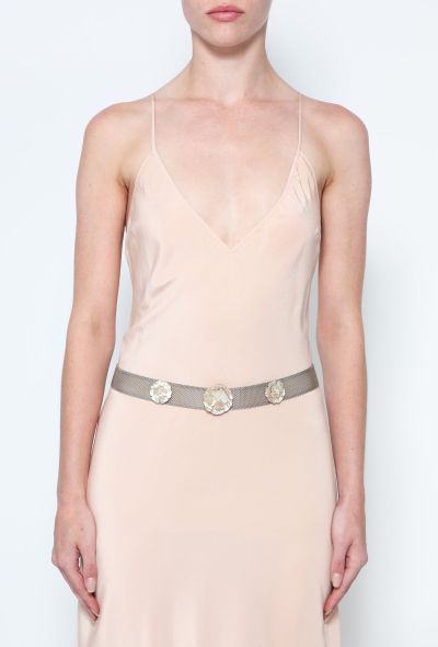 Chanel 1998 Camélia Mesh Belt - 1 Chanel 1998 Camélia Mesh Belt - 1