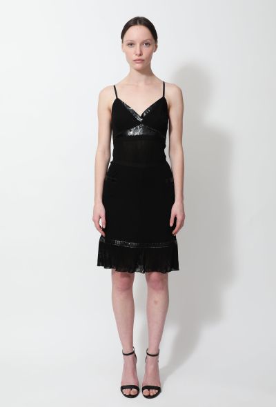 Chanel Patent Trim Top & Skirt Ensemble - 1 Chanel Patent Trim Top & Skirt Ensemble - 1