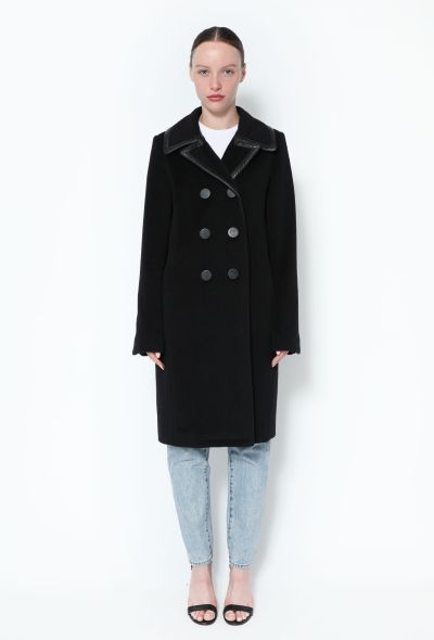 Balenciaga Double-Breasted Wool Coat - 1 Balenciaga Double-Breasted Wool Coat - 1