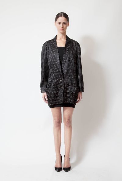 Gianni Versace 80's Polka Dot Blazer - 1 Gianni Versace 80's Polka Dot Blazer - 1