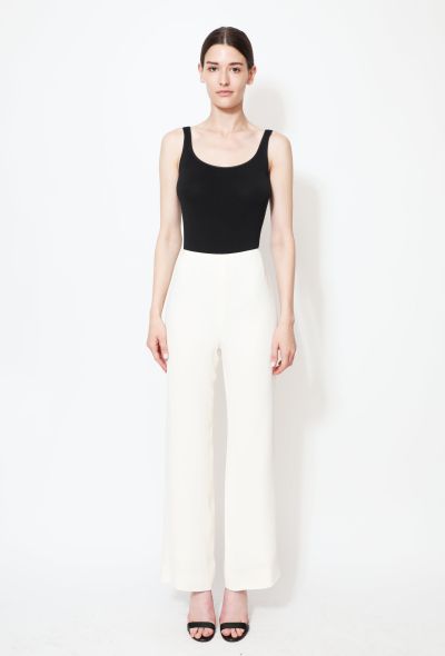 Chanel Wide-Leg 'CC' Crêpe Trousers - 1 Chanel Wide-Leg 'CC' Crêpe Trousers - 1