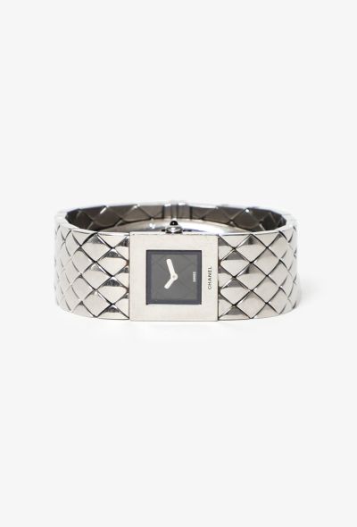 Chanel 1993 Steel Quilted Watch - 1 Chanel 1993 Steel Quilted Watch - 1