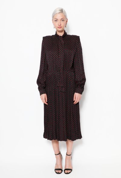 Givenchy 70s Printed Lavallière Dress - 1 Givenchy 70s Printed Lavallière Dress - 1