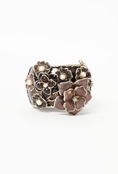 Chanel Couture 'CC' Camélia Iridescent Cuff - 1 Chanel Couture 'CC' Camélia Iridescent Cuff - 1