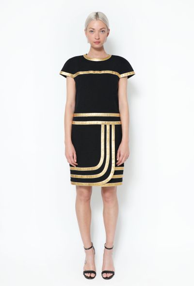 Chanel Pre-Fall 2019 Bouclé Trim Dress - 1 Chanel Pre-Fall 2019 Bouclé Trim Dress - 1