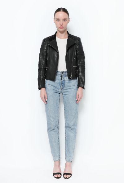 Céline Leather Biker Jacket - 1 Céline Leather Biker Jacket - 1