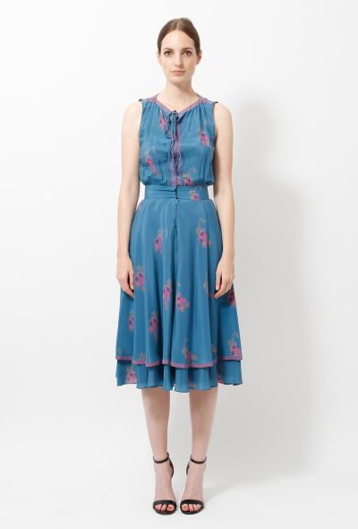 Ted Lapidus '70s Floral Print Day Dress - 1 Ted Lapidus '70s Floral Print Day Dress - 1