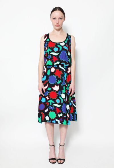 Saint Laurent COLLECTOR S/S 1983 Abstract 'Matisse' Dress - 1 Saint Laurent COLLECTOR S/S 1983 Abstract 'Matisse' Dress - 1