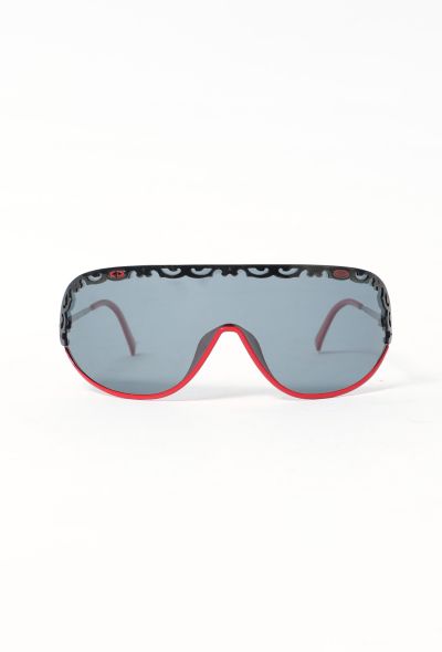 Christian Dior Vintage Bicolor Wrap Sunglasses - 1 Christian Dior Vintage Bicolor Wrap Sunglasses - 1