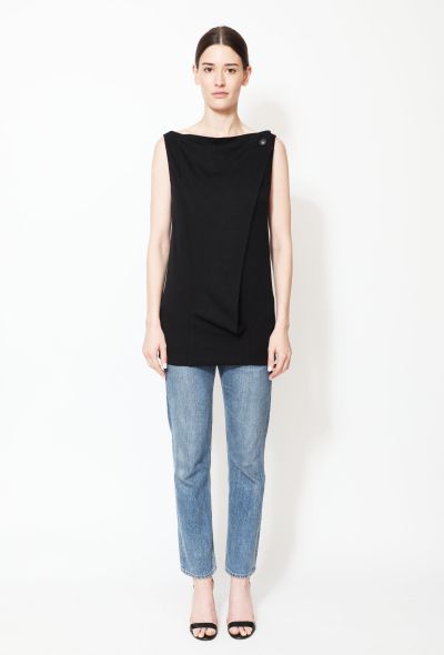 Balenciaga 2006 Draped Sleeveless Top - 1 Balenciaga 2006 Draped Sleeveless Top - 1