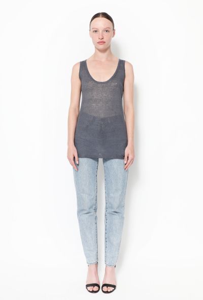 Chanel Linen & Silk Tank Top - 1 Chanel Linen & Silk Tank Top - 1