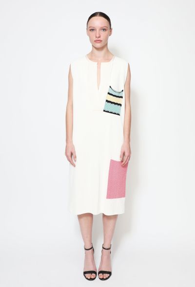 Céline 2015 Patchwork Silk Tunic - 1 Céline 2015 Patchwork Silk Tunic - 1