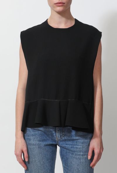Balenciaga 2012 Ruffled Hem Top - 1 Balenciaga 2012 Ruffled Hem Top - 1