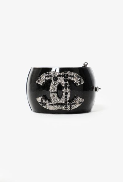 Chanel Iridescent 'CC' Embellished Cuff - 1