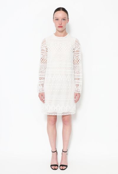 Chloé Lace Crochet Shift Dress - 1 Chloé Lace Crochet Shift Dress - 1