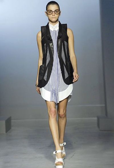 Balenciaga S/S 2007 Striped Dress - 1 Balenciaga S/S 2007 Striped Dress - 1