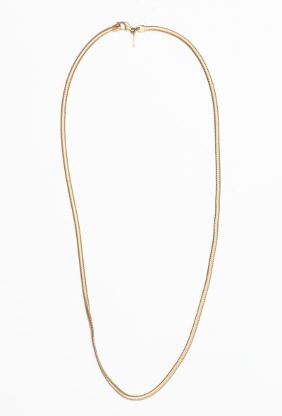Saint Laurent Vintage Gold Chain Necklace - 1 Saint Laurent Vintage Gold Chain Necklace - 1
