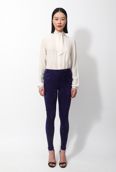 Alaïa Velvet Leggings - 1 Alaïa Velvet Leggings - 1