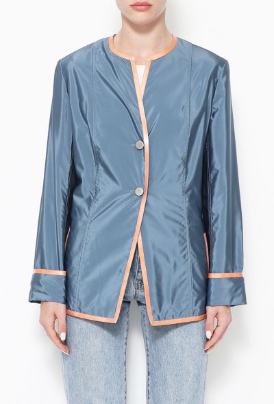 Chanel 2000 Patent Trim Jacket - 1 Chanel 2000 Patent Trim Jacket - 1