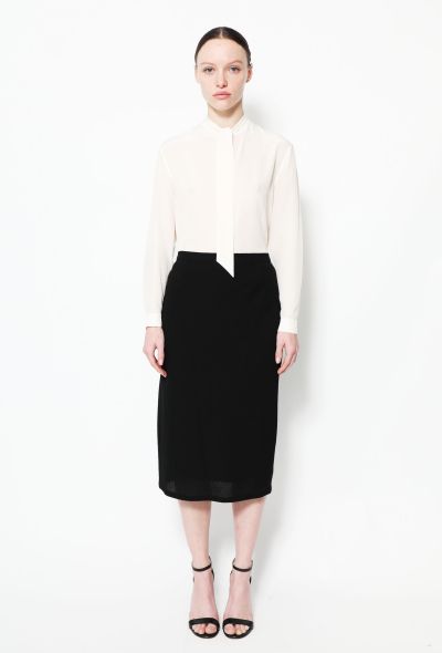 Chanel Vintage Crêpe Wrap Skirt - 1 Chanel Vintage Crêpe Wrap Skirt - 1