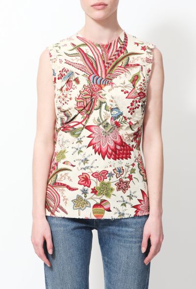 Balenciaga ICONIC S/S 2000 Wild Floral Top - 1 Balenciaga ICONIC S/S 2000 Wild Floral Top - 1