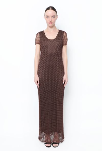 Karl Lagerfeld S/S 1997 Crochet Slip - 1 Karl Lagerfeld S/S 1997 Crochet Slip - 1