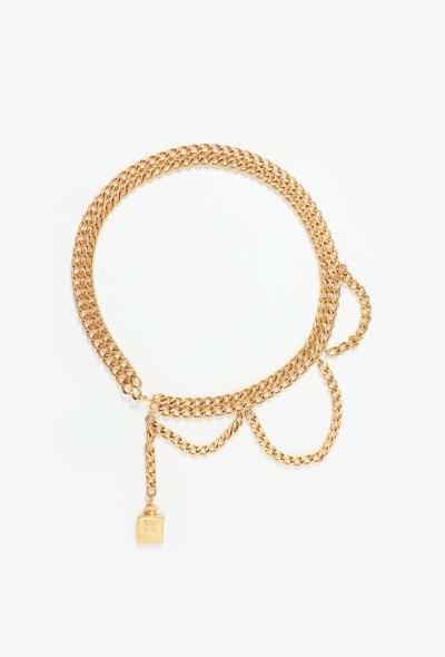 Chanel ICONIC Vintage Perfume Chainlink Belt - 1 Chanel ICONIC Vintage Perfume Chainlink Belt - 1
