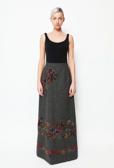 Bohemian Hand Embroidered Skirt - 1 Bohemian Hand Embroidered Skirt - 1