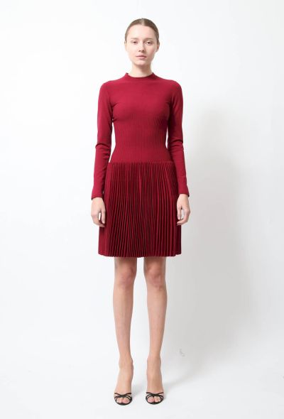 Alaïa Pleated Skater Dress - 1 Alaïa Pleated Skater Dress - 1