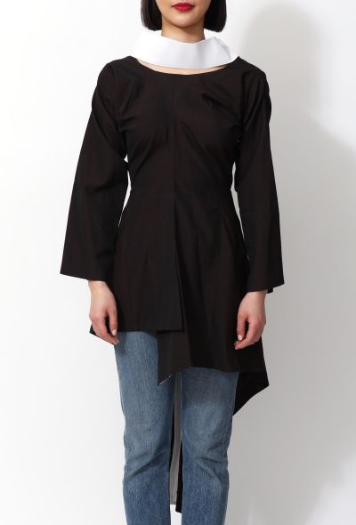 Comme des Garçons 1994 Ruffled Asymmetrical Dress - 1 Comme des Garçons 1994 Ruffled Asymmetrical Dress - 1