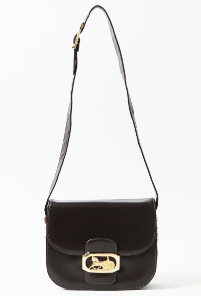 Céline '70s Brown Calèche Bag - 1 Céline '70s Brown Calèche Bag - 1