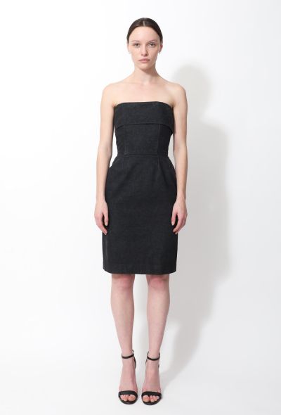 Saint Laurent 70s Denim Bustier Dress - 1 Saint Laurent 70s Denim Bustier Dress - 1