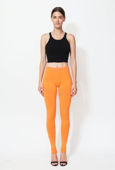 Chanel 2012 Thin Ribbed 'CC' Leggings - 1 Chanel 2012 Thin Ribbed 'CC' Leggings - 1