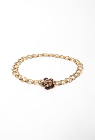 Chanel Rare 2001 Gripoix Floral & Chainlink Belt - 1 Chanel Rare 2001 Gripoix Floral & Chainlink Belt - 1