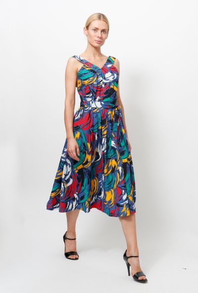 Saint Laurent S/S 1985 Summer Day Dress - 1 Saint Laurent S/S 1985 Summer Day Dress - 1