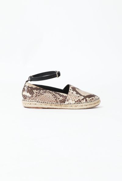 Céline Python Buckled Espadrilles - 1