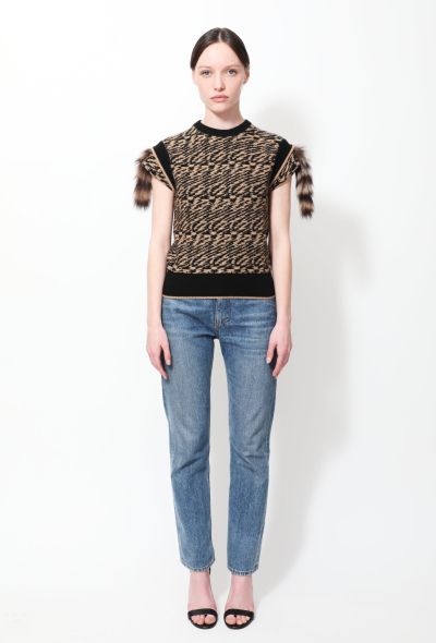 Balenciaga RARE F/W 2000 Cashmere Fur Sweater - 1 Balenciaga RARE F/W 2000 Cashmere Fur Sweater - 1