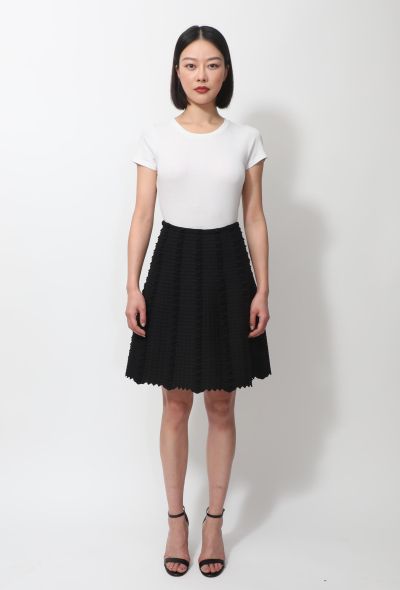 Alaïa Geometric Textured Skirt - 1 Alaïa Geometric Textured Skirt - 1