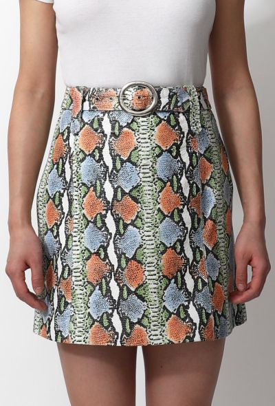 Michael Hoban '90s Snakeskin Skirt - 1 Michael Hoban '90s Snakeskin Skirt - 1