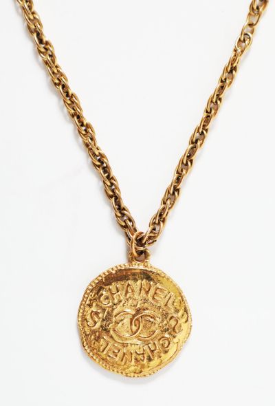 Chanel RARE 'CC' Medaillon Necklace - 1 Chanel RARE 'CC' Medaillon Necklace - 1