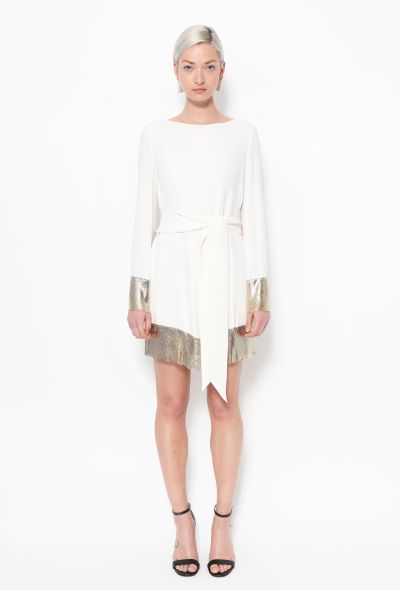 Azzaro S/S 2010 Chainmail Silk Dress - 1 Azzaro S/S 2010 Chainmail Silk Dress - 1