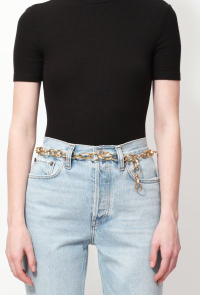 Balenciaga Metallic 'Editions' Chainlink Belt - 1 Balenciaga Metallic 'Editions' Chainlink Belt - 1