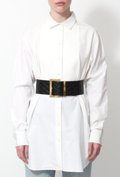 Chanel Quilted 'CC' Leather Belt - 1 Chanel Quilted 'CC' Leather Belt - 1